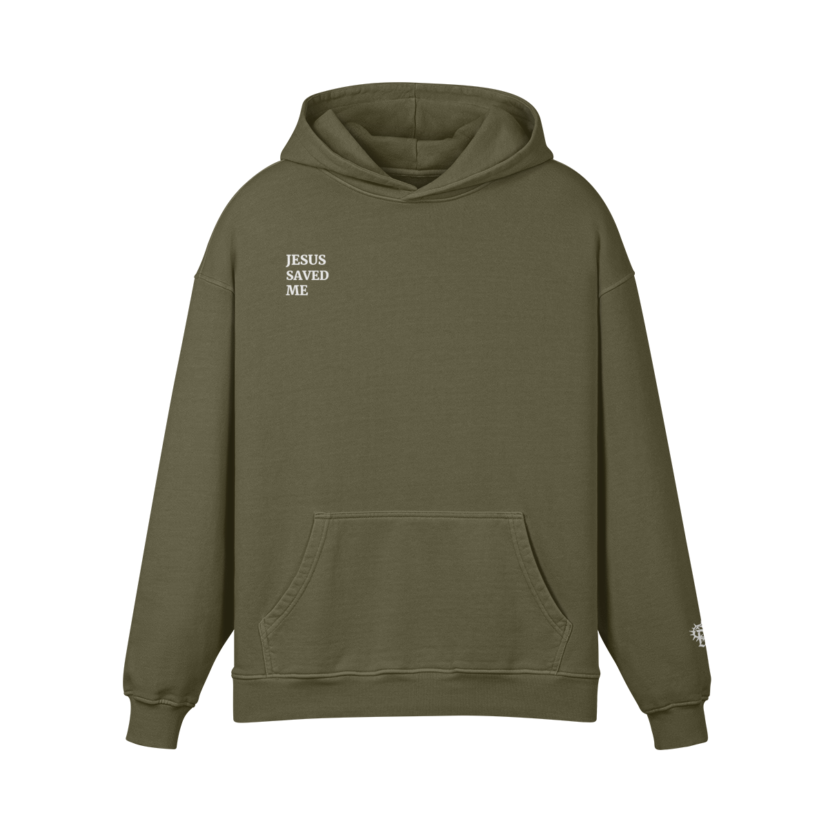 "Jesus Saved Me" Oversized Hoodie