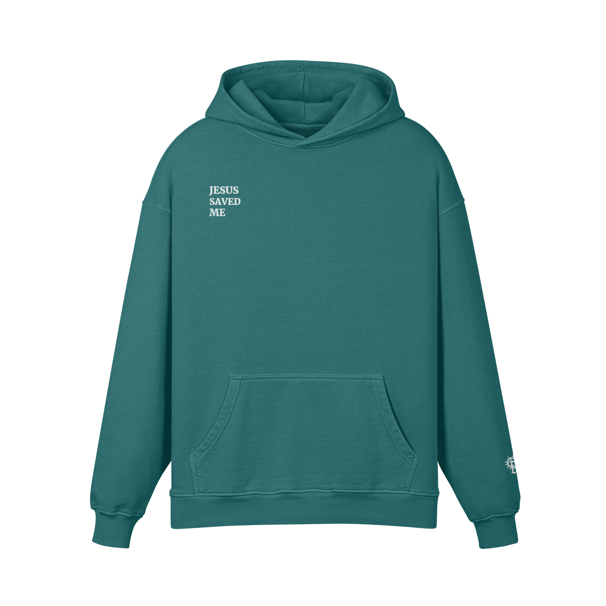 "Jesus Saved Me" Oversized Hoodie