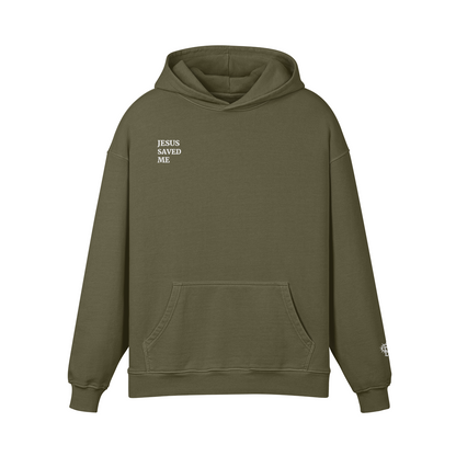 "Jesus Saved Me" Oversized Hoodie