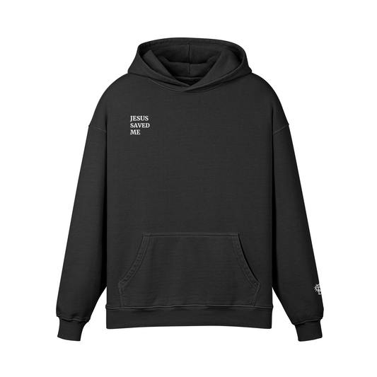 "Jesus Saved Me" Oversized Hoodie