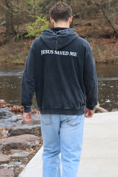 "Jesus Saved Me" Oversized Hoodie